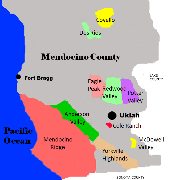 World Wine Regions North America California