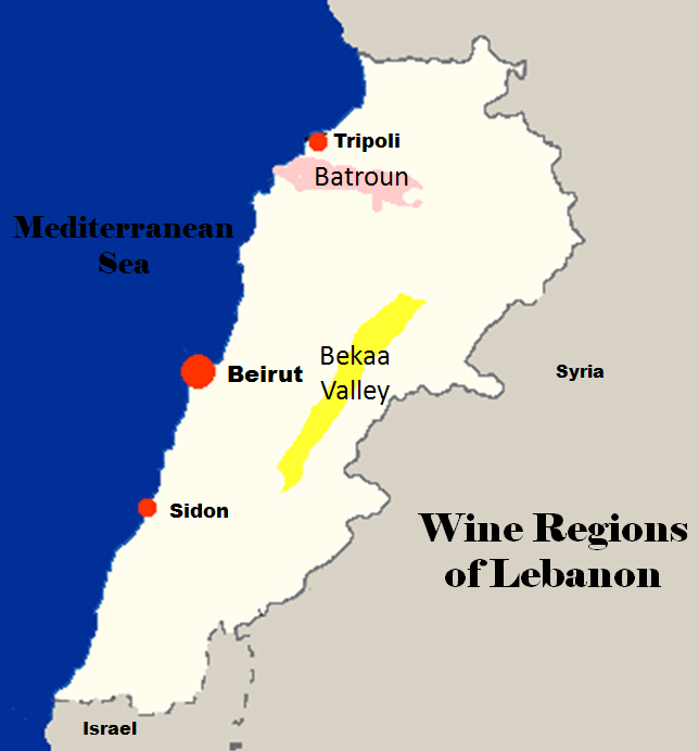 Wine Regions of Lebanon
